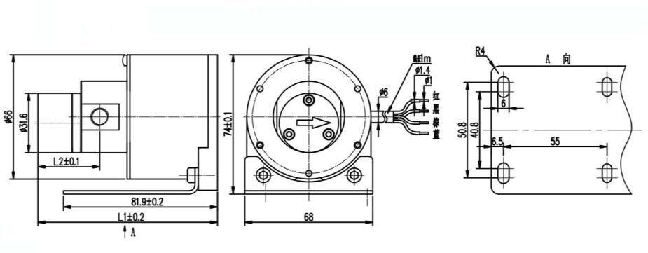 產(chǎn)品尺寸圖